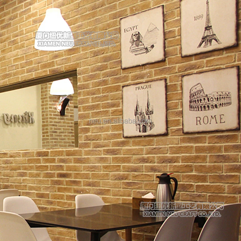 faux stone wall stone panel flexible tile hotel villa exterior wall decoration natural stone veneer earth  3d board veneer