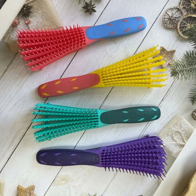 Nylon Boar Bristle Brushwith Brisltes Flexi Finger The Professional Thick Curly For Natural New Arrival Detangler Hair Brush