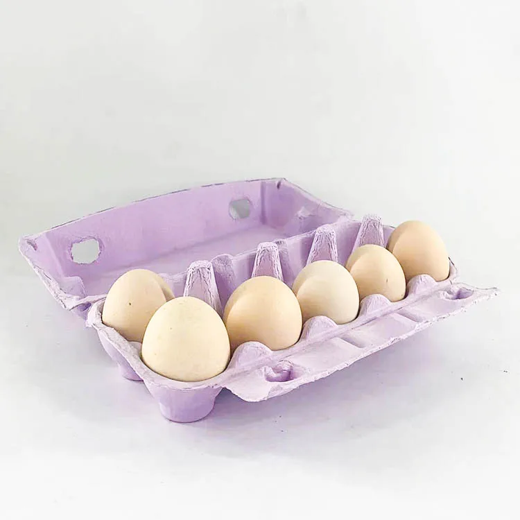 Custom Design Wholesale Factory Molded Paper Pulp Packaging Pulp Packaging Egg Tray