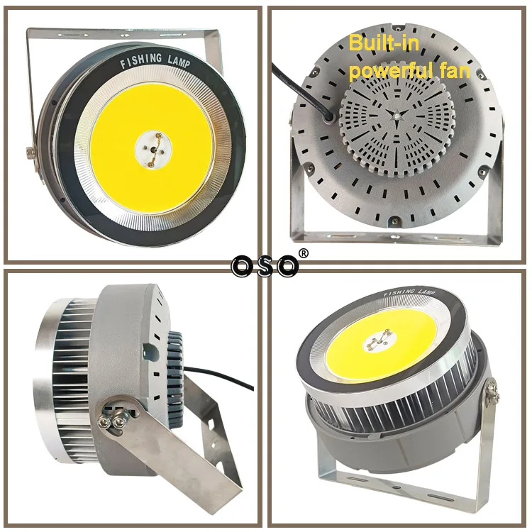 1000W white  fishing lamp for boats ocean boat fishing night light  Luring Fish Over water IP65 Rated for Water Ship Fishing