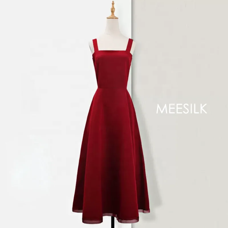 Wholesale Women Sleeveless Dress Latest Design Women Fashion Evening Dress Ladies Trendy Sleeveless Midi Dresses