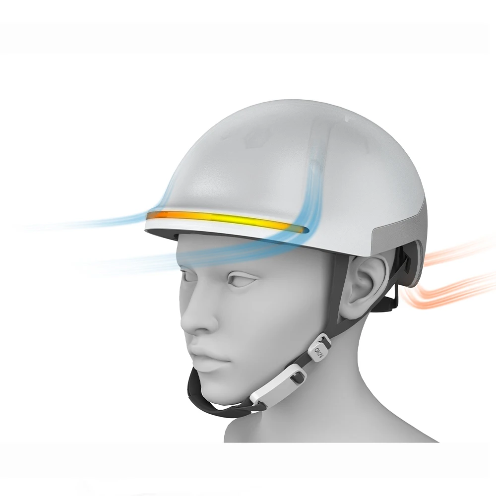 Adult Knight Helmet Bike Led Light Turning Signal Cycling Helmet Scooter Safety Helmet