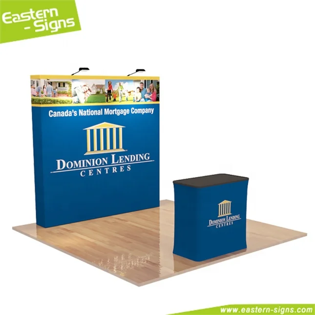 Lightweight collapsible aluminum fabric 10x10 pop up high quality convention booth for advertising