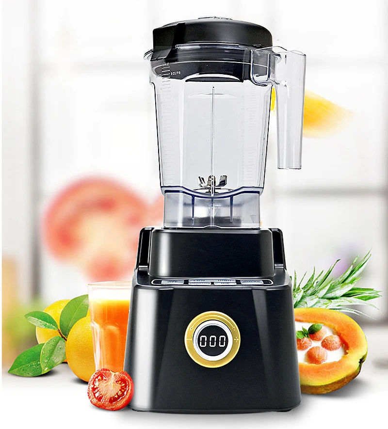 Коммерческий бытовой кухонный Профессиональный высокоскоростной мощный блендер для смузи 2 л соковыжималка и кухонный комбайн измельчитель