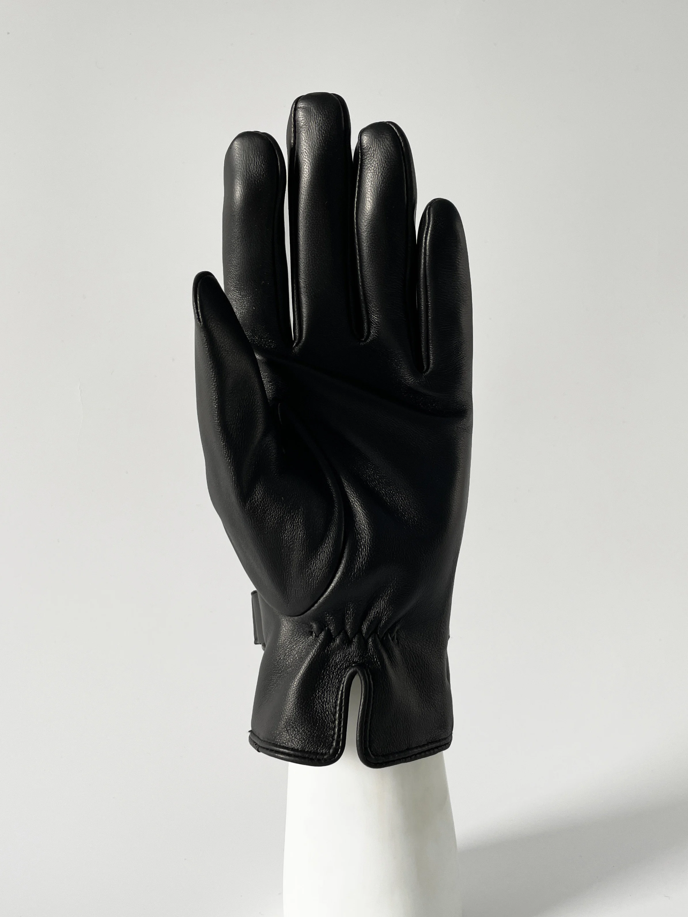 BSCI Manufacturer Custom Touch Screen Sheepskin Men Best Leather Gloves for Winter