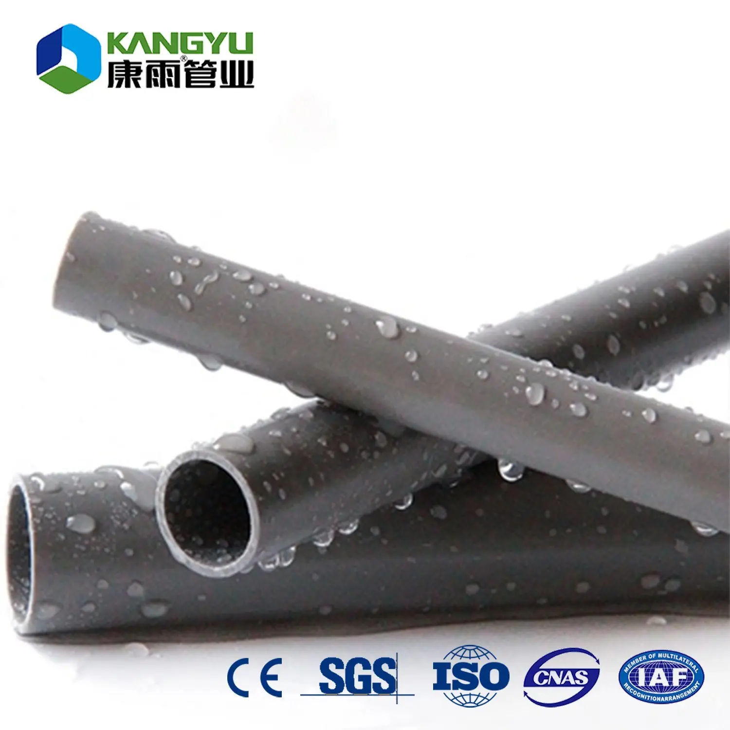 280mm 315mm 355mm 400mm 450mm 500mm Plastic PVC Pipe Tubing Tube for drinking portable water supply and dewatering sewage