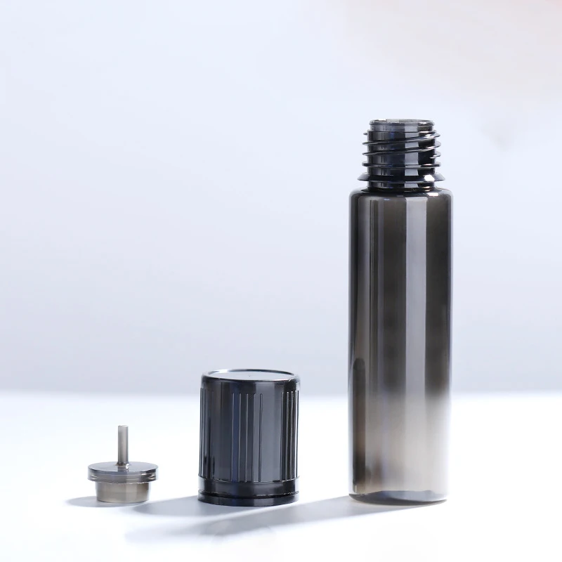 V3 Transparent PET Squeeze Dropper Bottle 10 15 20 30 40 50 60 70 80 100 120 ml PET liquid bottle With Child Tamper-proof Cap