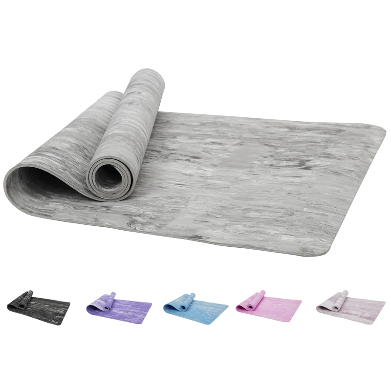 Factory Price Extra Wide Camouflage TPE Exercise Tapis De Sports Mat Non Slip Waterproof High Quality Custom Yoga Mat Print