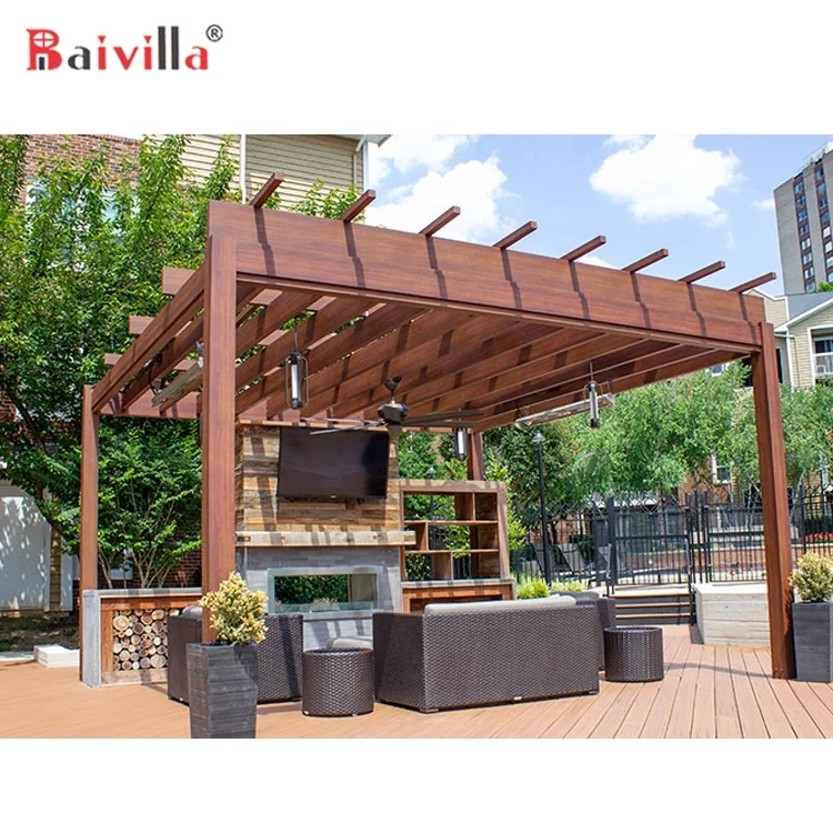 Low Price Affordable Aluminum Outdoor Pergola And Trellis Manufacture