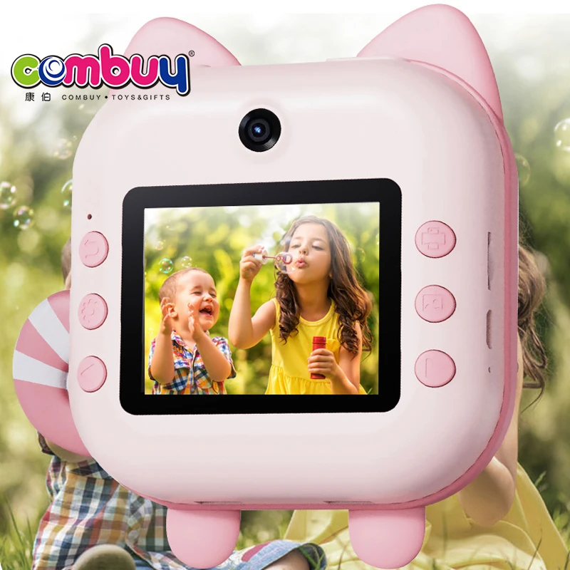 Cartoon digital HD dual camera toys mini printable children camera print photo