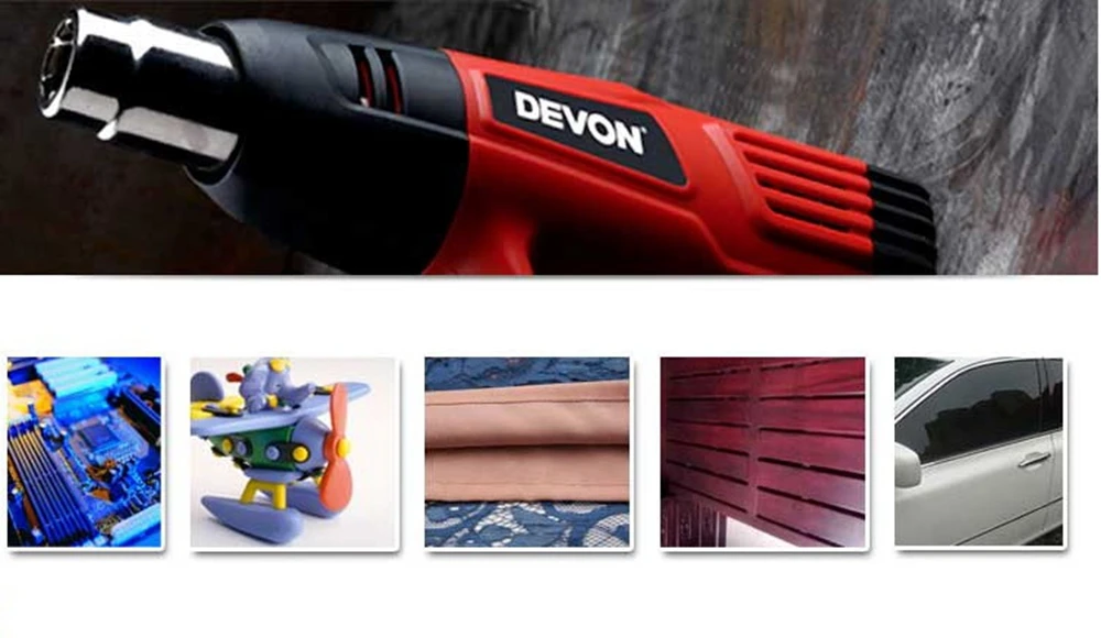 DEVON 3 Air Volume Settings Temperature Control Portable Hot Air Gun