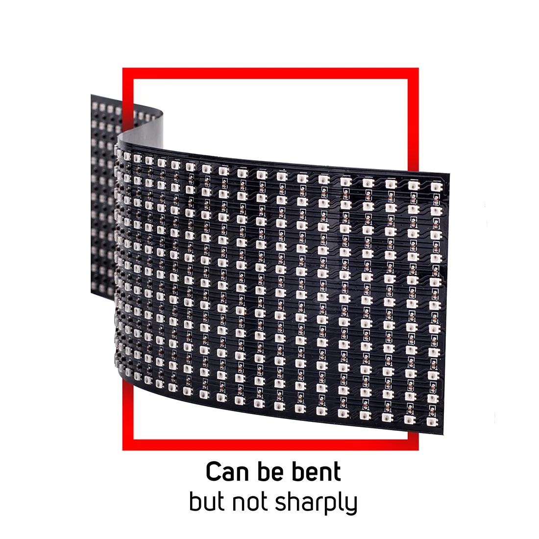 WS2812B Mini LED SMD 2427 22x22 11x44 cm 484 Pixels Digital Programmable Flexible RGB Led Matrix Panel Display