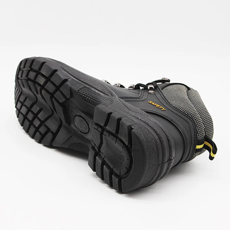 Cow split leather sport safety shoes china factory work shoes