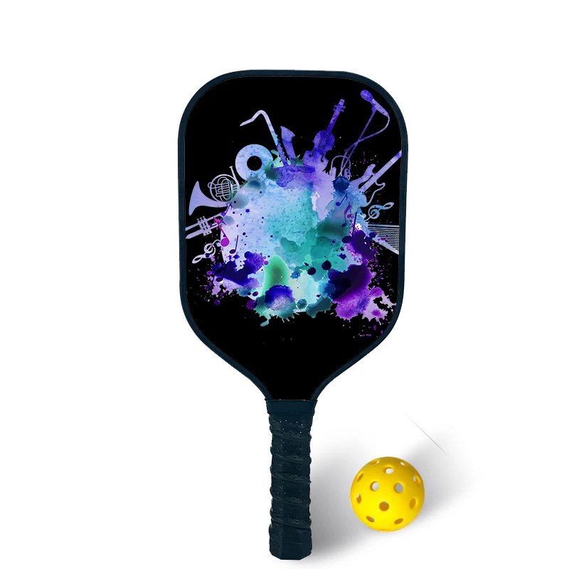 Top ranking hot selling fiberboard pickleball paddles raw carbon fiber t700 pickleball paddle with grit