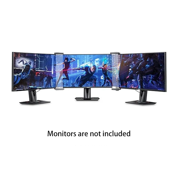 Three-Screen Display Triple monitors edge elimination Optical ROG bezel free kit Seamless Splicer Racing Simulator Accessories