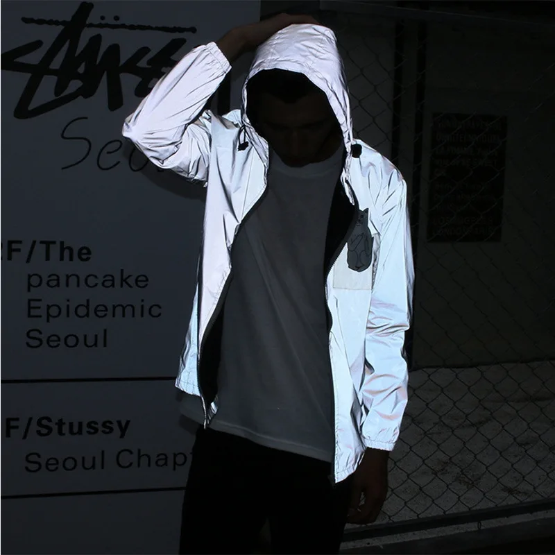 Recycled Nylon Softer Reflective Fabric High Visibility Soft Color Silver Grey 100% Retro Reflective Fabric for Clothing Jacket