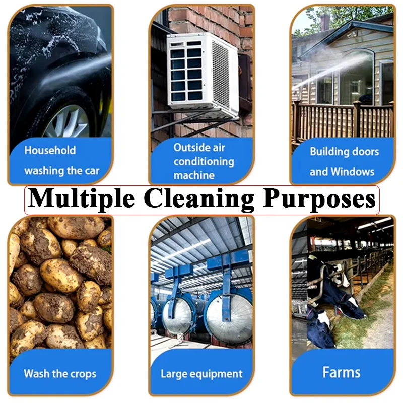 High-end High Pressure Cleaning Car Washer Long Battery endurance washing cleaner machine 300W High Power pump moter water gun