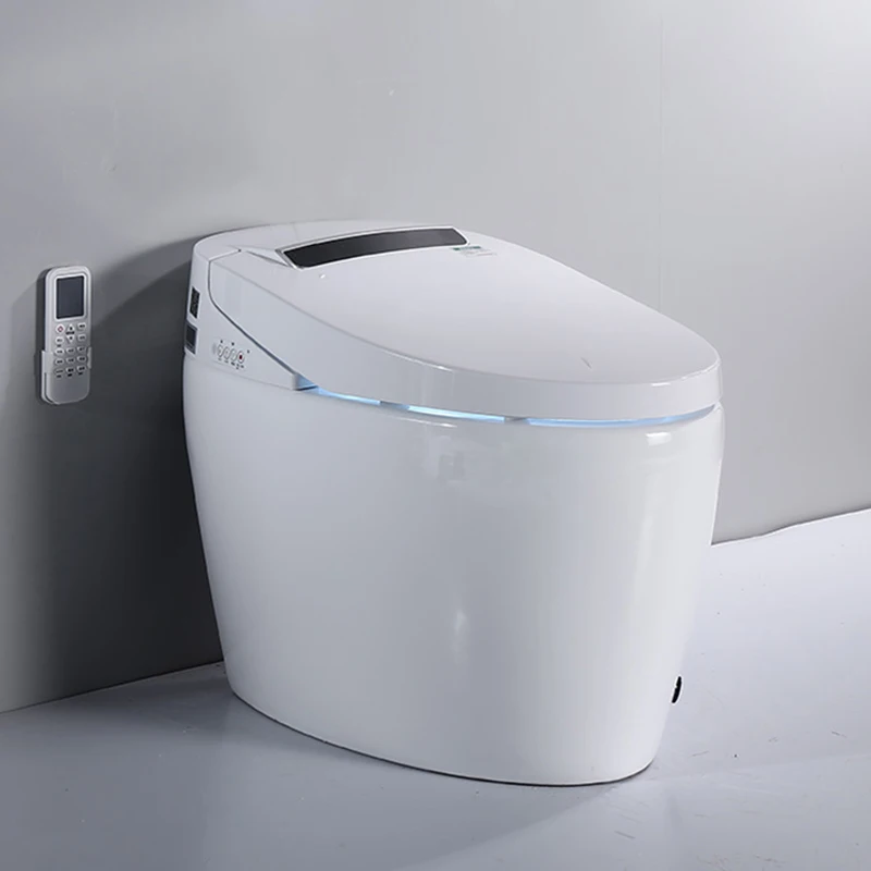 Wholesale low price 110V/220V bathroom one piece electronic bidet automatic auto flush toilet bowl wc intelligent smart toilet