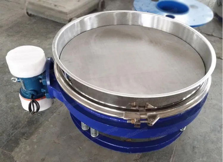 SY-600 Stainless Steel Vibrating Screen Industrial Flour Sifter Granular Powder Circular Vibratory Sifter Sieve Machine