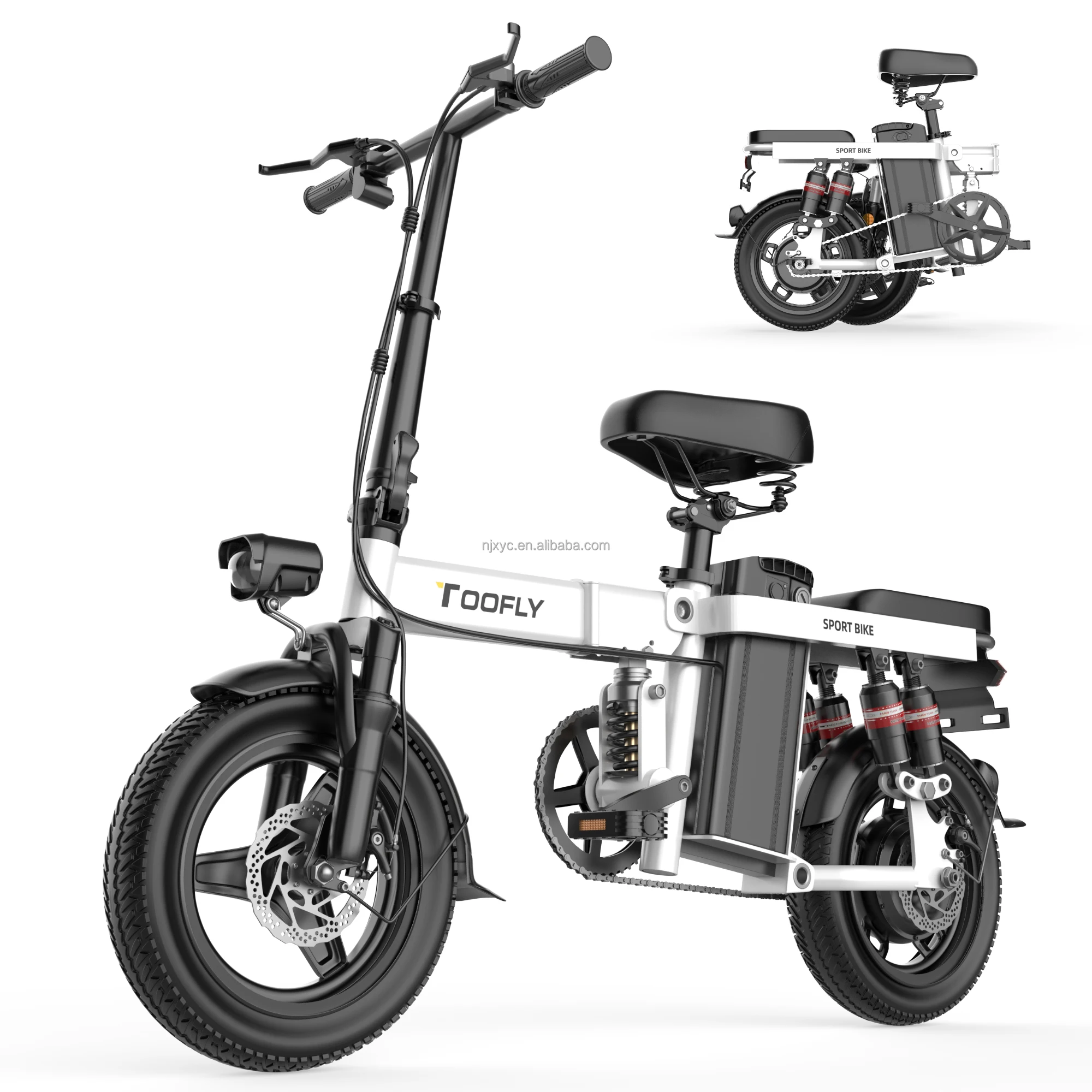 24 inch Fat Tire 9 Speed Dual Lithium Battery Aluminum Alloy Adult Electric Dirt eBike Bafang Central Mid Drive E Bike