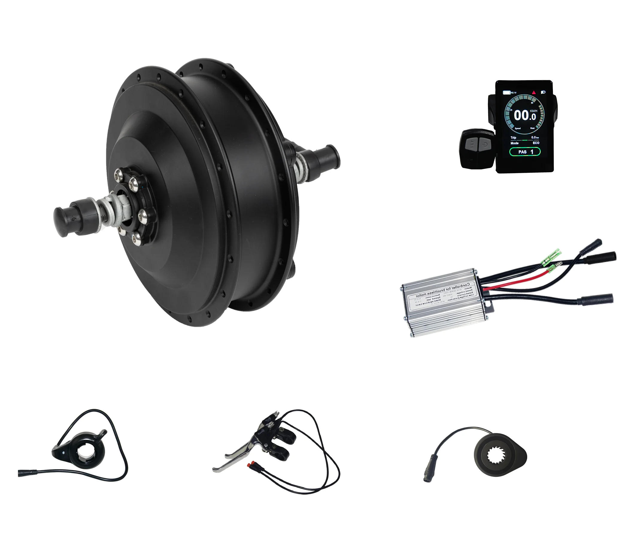 controller built-in battery bldc motor 36v 350w 500w 26 inch electric bike conversion kit