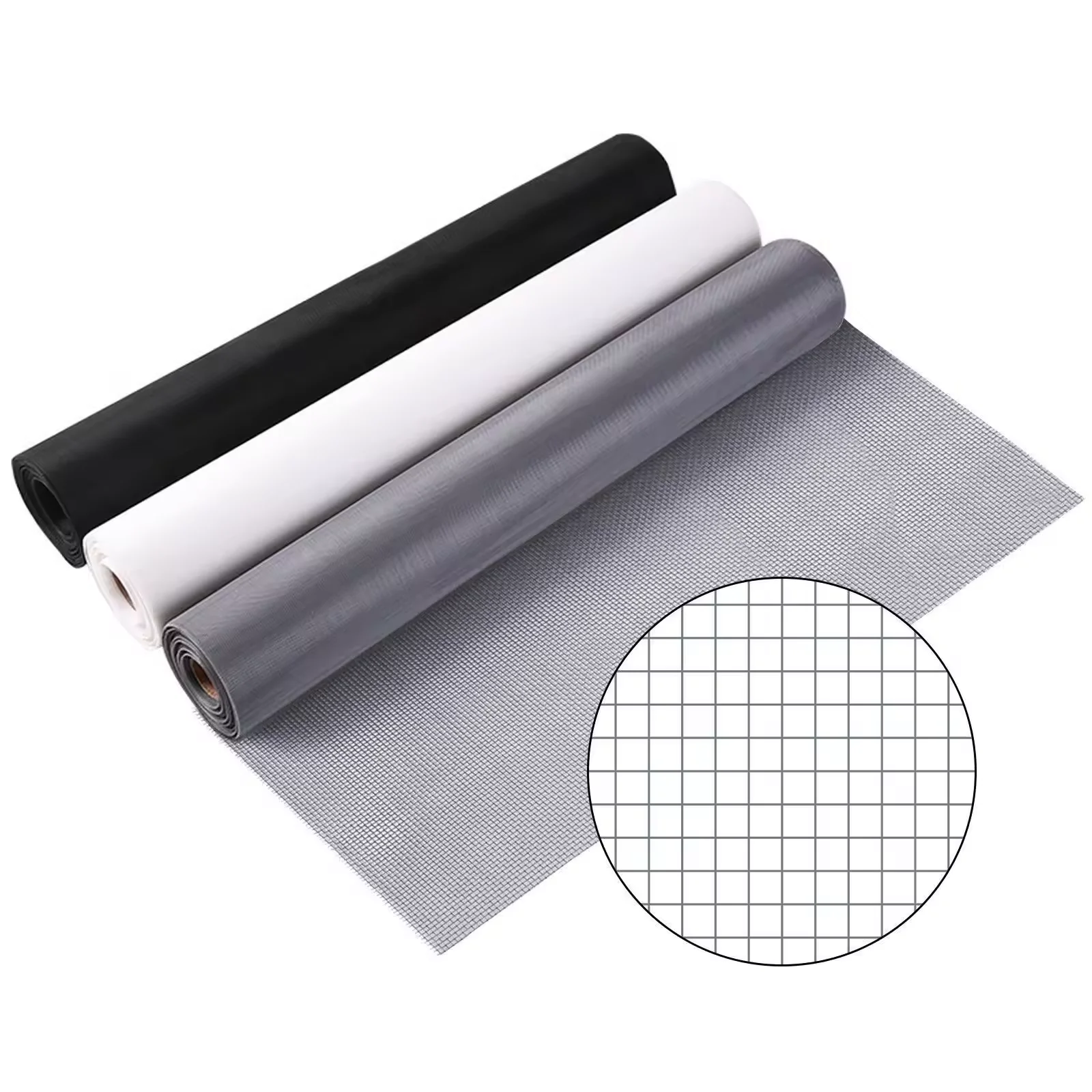 wholesale accessories anti mosquito fly bug window screen net mesh mosquito fiberglass net for windows and doors