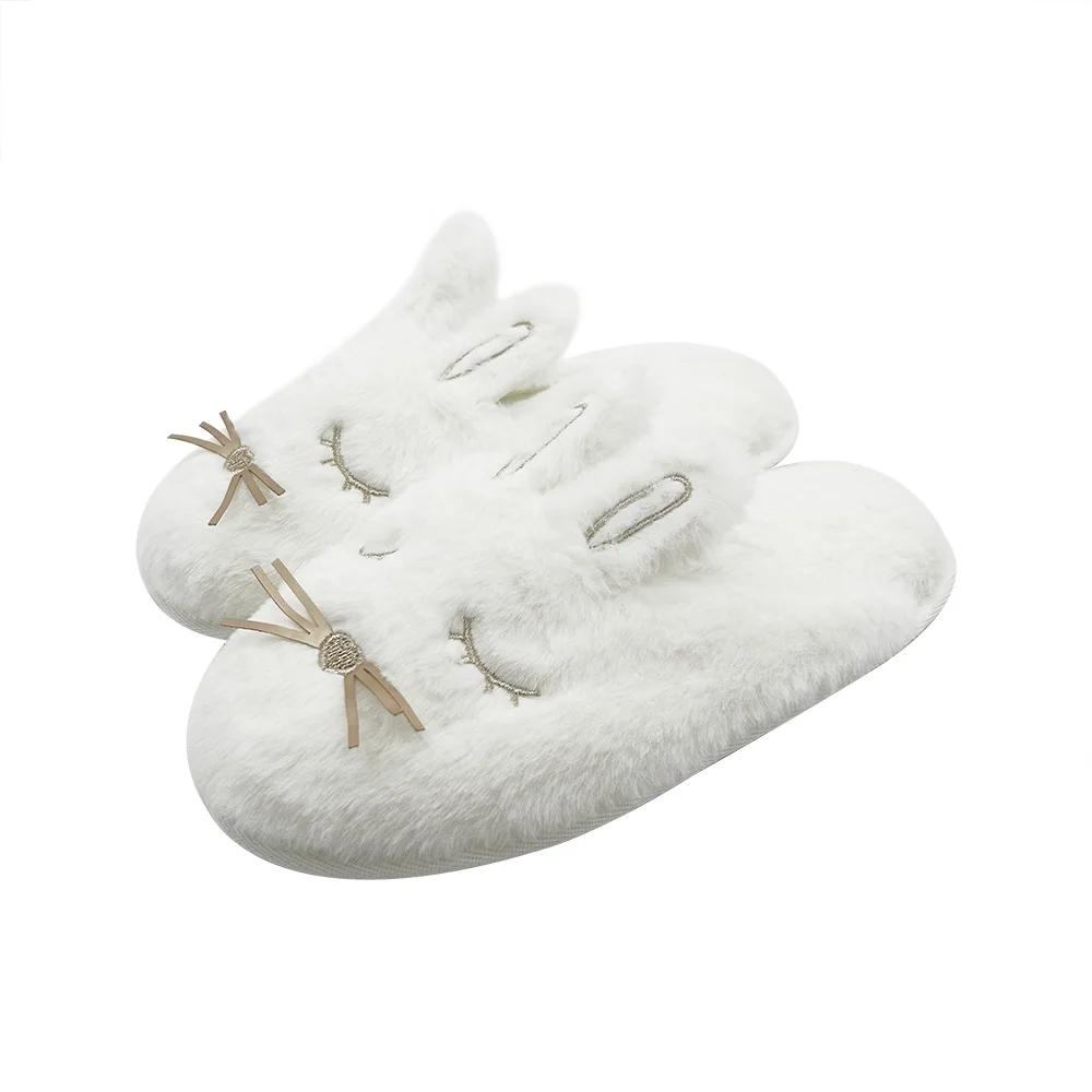 Женские Нескользящие пушистые Тапочки
