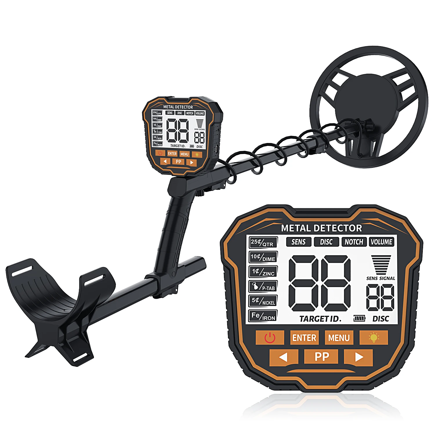 GT932  High Sensitivity Gold Detector   4 Adjustable Modes Stable Performance for Detecting Gold Coin Beach treasure hunter