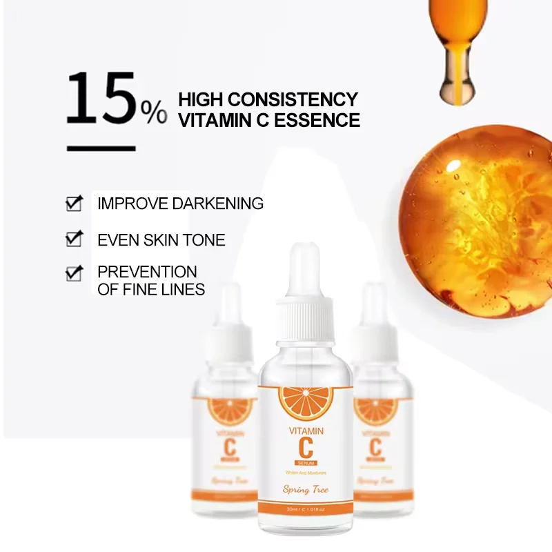 Organic anti wrinkle glutathione whitening vitamin c for face moisturizing facial essence aloe vera face serum