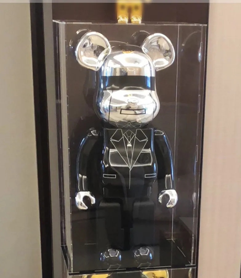 Spring Sign clear acrylic action figure toy display case display series brick model mini figure