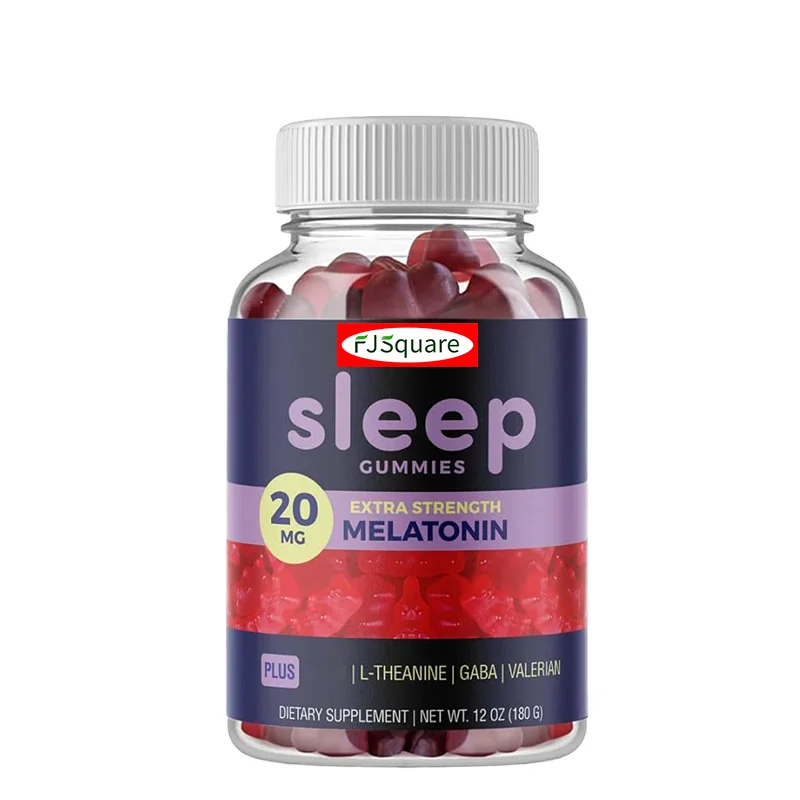 High Quality Private Label Vegan Melatonin Gummies Excellent for Relaxation and Sleep Adult Dosage Form Dietary Supplement
