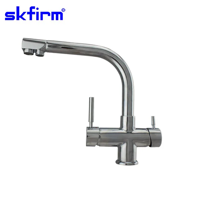 Euro Standard 4 Way Faucet for Hot Cold Tap Water & RO Hot/Cold Drinking Water Purification system (SK-4301)