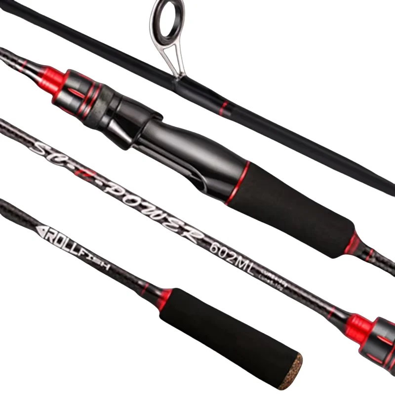 High Quality Saltwater Fishing Rod ML Carbon Fiber Spinning Pole Bait Casting Fishing Rods Pesca