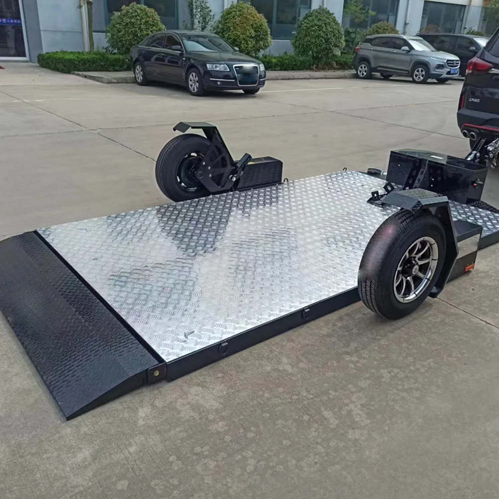 tilt car trailer forklift trailer air bagged car trailer for sale