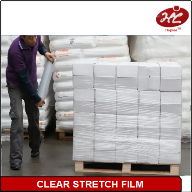 China factory strech film para paletizar 4 a 20pulgadas