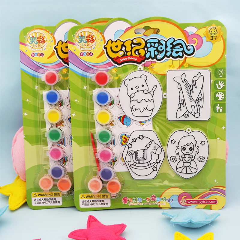 Factory Supply DIY Blank Acrylic Keychain, Popular Cartoon Character Keychains For Kids