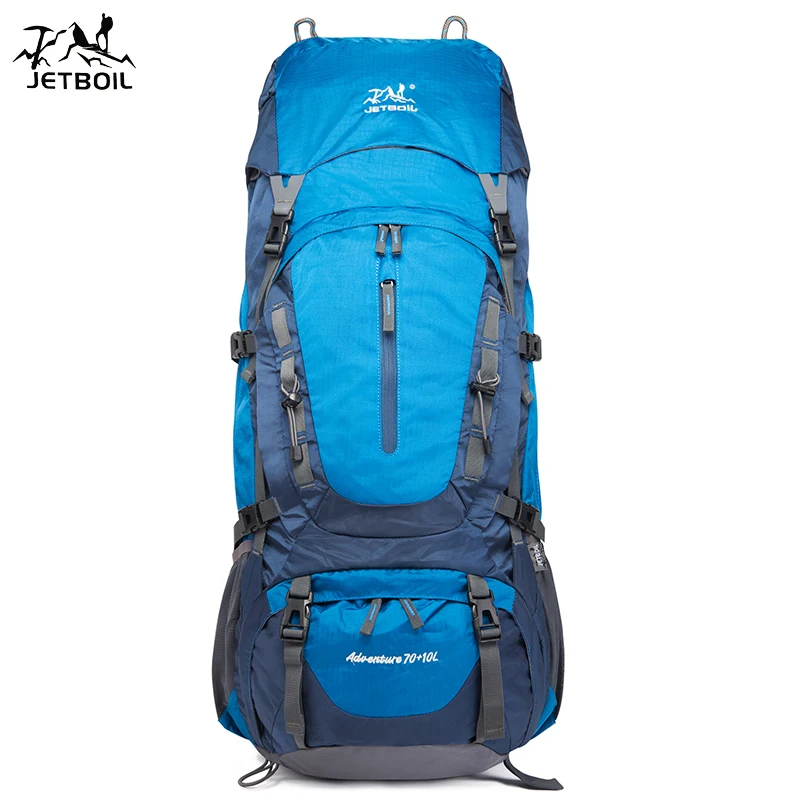 Customized Outdoor Hiking Backpack Waterproof Travel Backpack Trekking Running Rucksack 80L