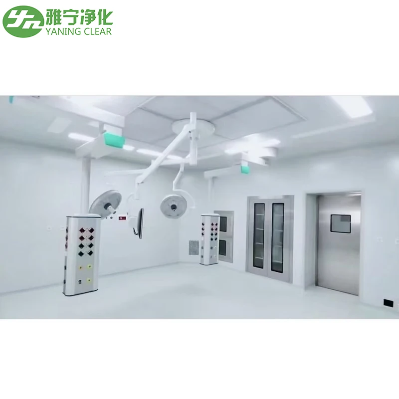 Modular Modern Hospital Furniture Wood and Stainless Steel Cabinets for Operating Room and Clinics