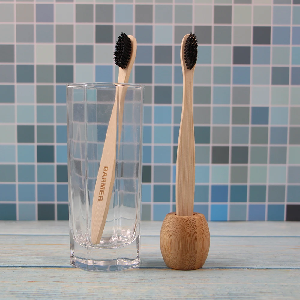 Eco Friendly Adult Children Bamboo Tooth Brush Production Line Cheap Teeth Whitening Toothbrush With Charcoal Bristle