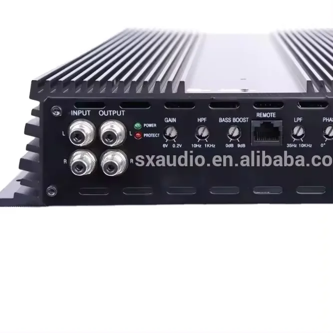 Factory Manufactures Professional High Power 1500WX2CH Car Amplifier 2 Channel Class-D Power Amplifier Car