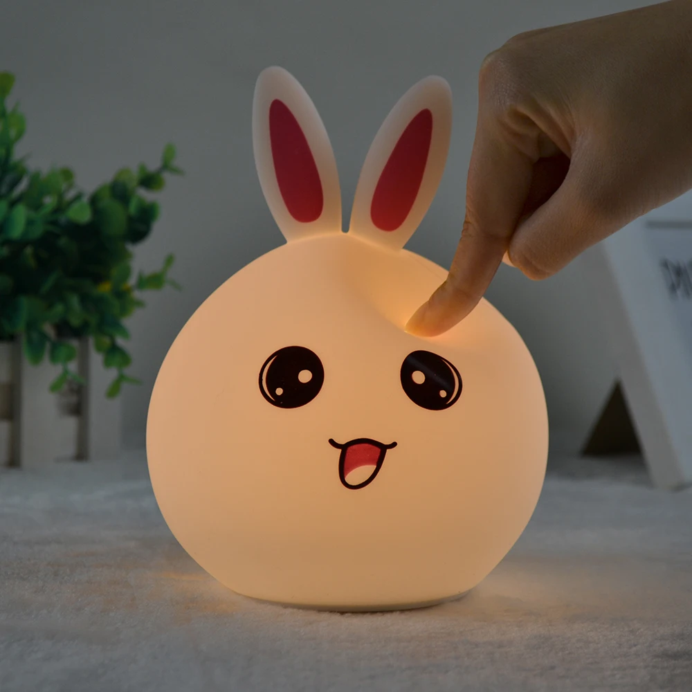 child bedside LED silicone night light Fish Tank garden illumination decoration RGB magnet remote control design