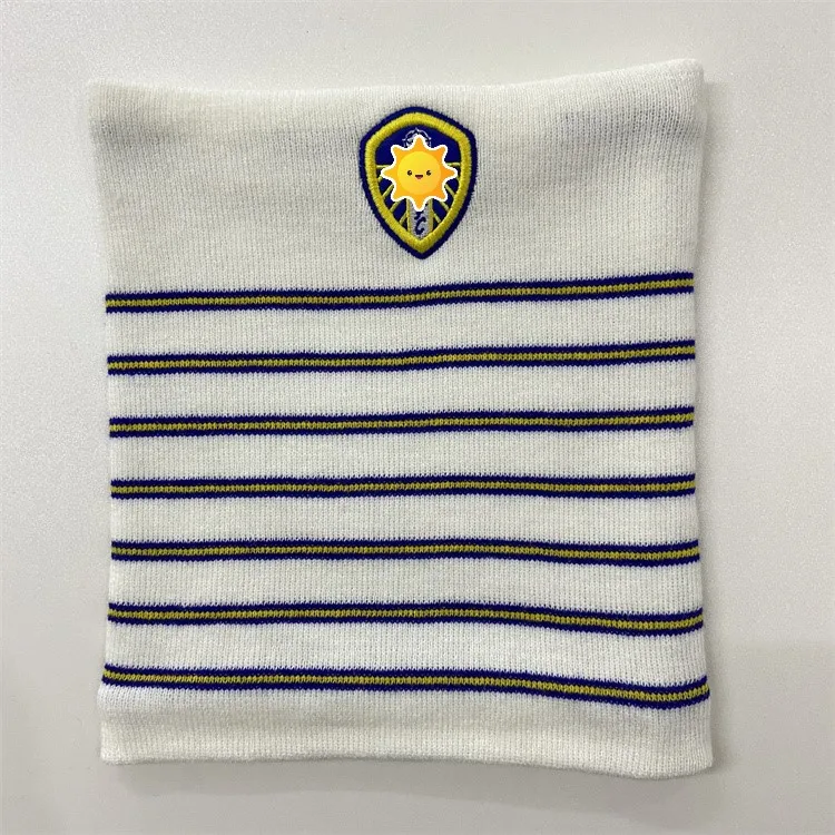 Fashion Custom Custom Logo Neck Warmer Camping Snood Bandana Scarf Fleece Embroidery Logo Windproof Promotional Winter Keep Warm