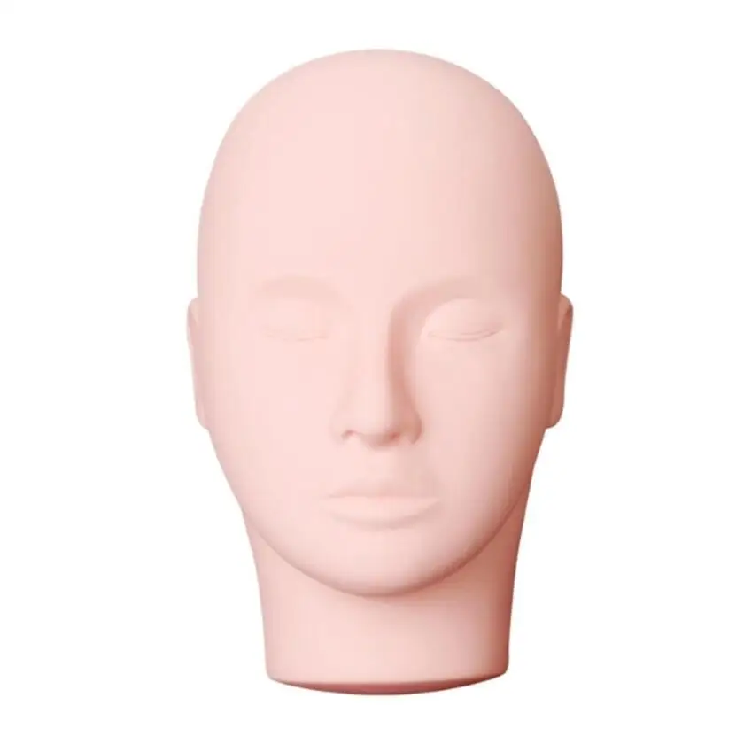 Julong 2023 New Beauty Make Up Eyelash Practice Manikin Pro Massage Makeup Training Cosmetology Mannequin Doll Face Head Model