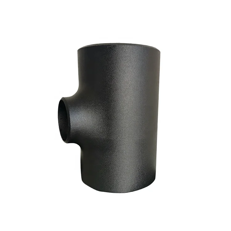 ASTM 8 inch butt welded carbon steel straight tee sch40