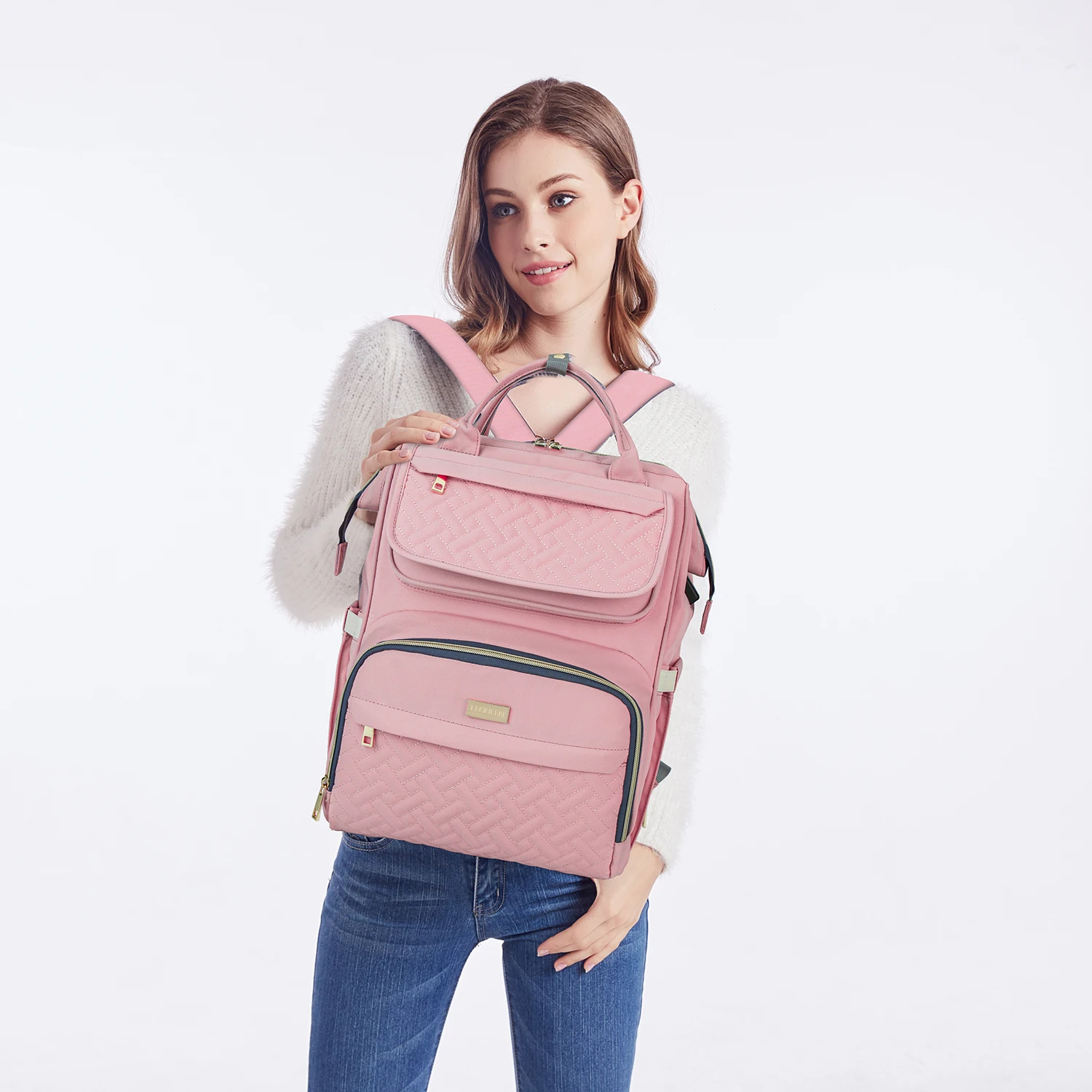 Fashion Large Capacity  Mummy  Nappy Travel Backpack Baby Diaper Backpack