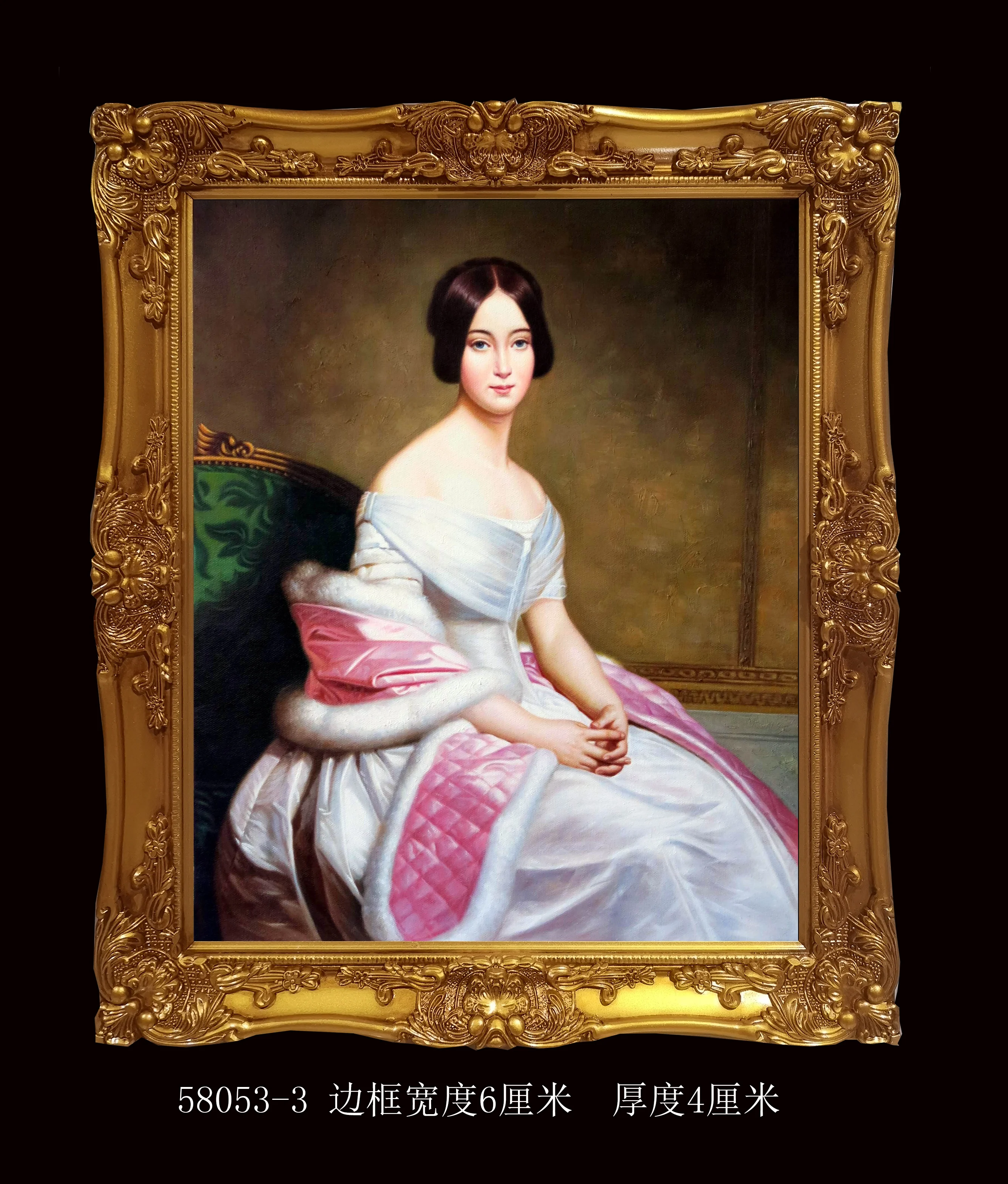 Baroque Photo Frame Customize Colors  Wooden Solid Frame Wall Home Decor Frame