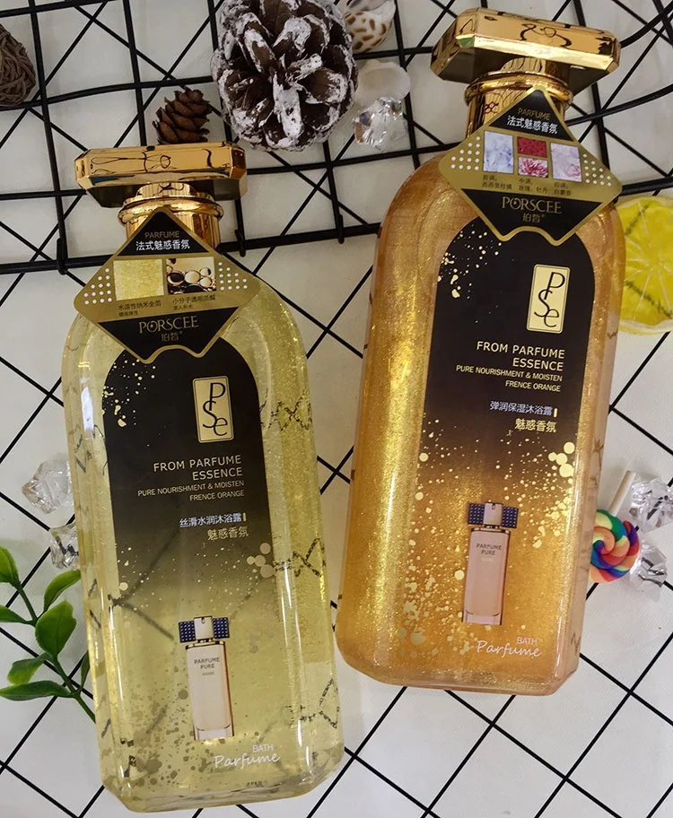 
PORSCEE Elegant Bath Gel Moisturizing Bath And Body Works Gold Body Wash Shower Gel 