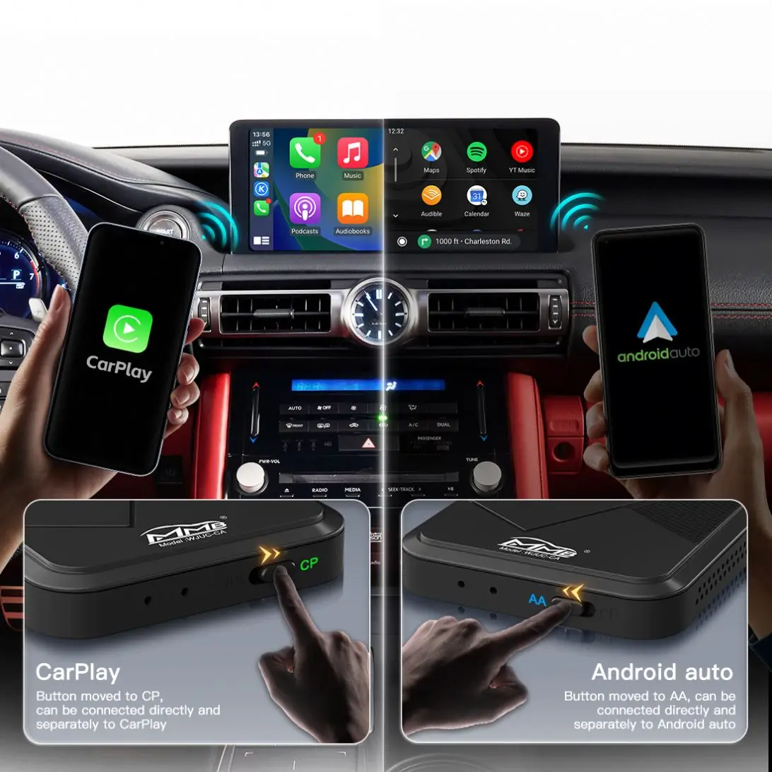 Wireless Android Auto Box Wireless Carplay Adapter Oem Carplay To Android Auto Ai Box Carplay Smart Box Online Upgrade
