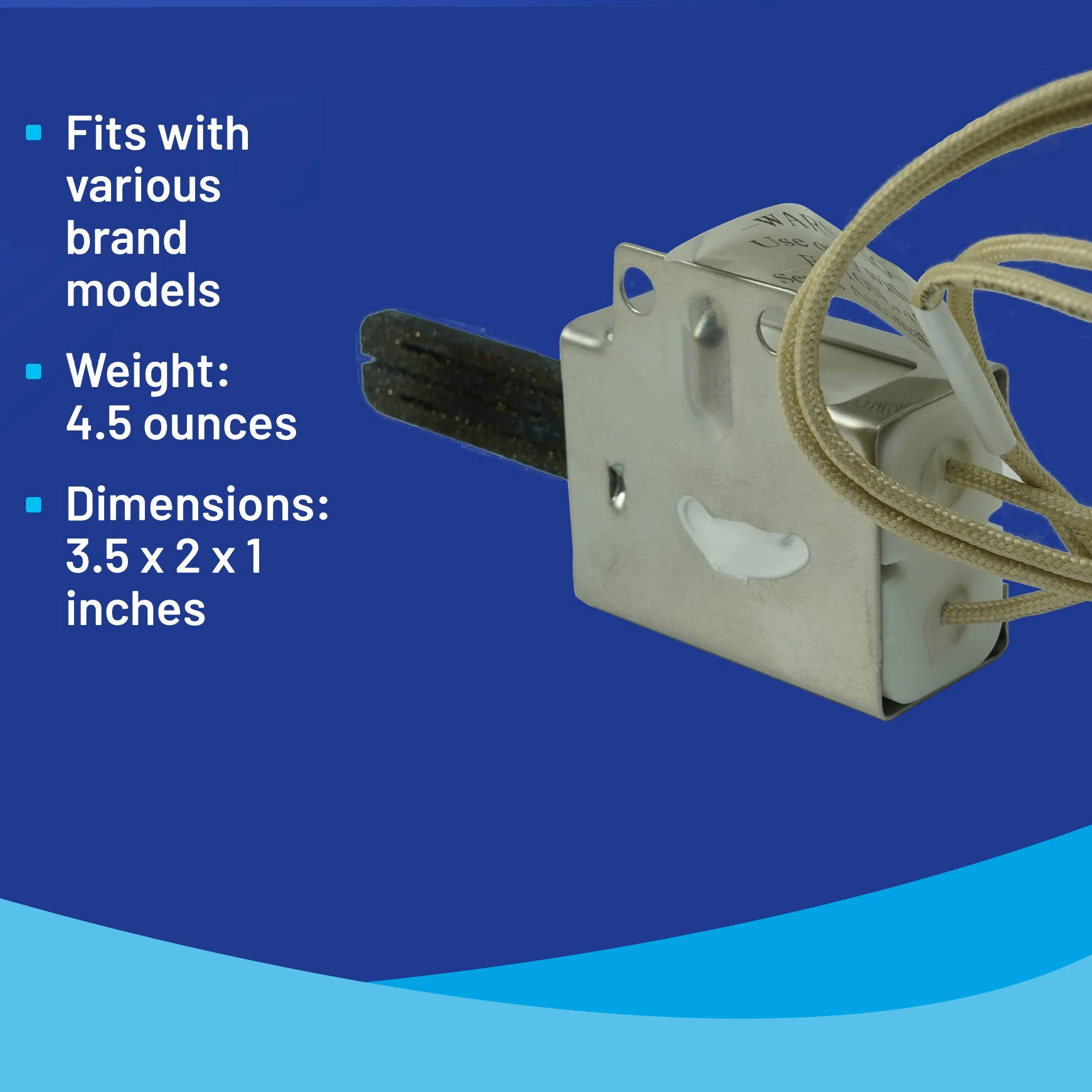 Gas Range/Oven Igniter 316489400 316428500 IG94 AP3963540 316428501 5304462661 PS1528534 1197384 7316489400 IG9400