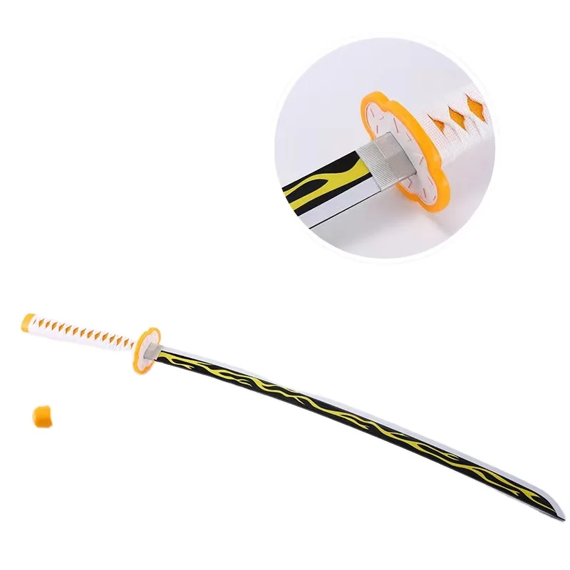 Wholesale demon killer sword weapons wooden toys, anime sword warrior wooden sword toys, children play sword wooden toys